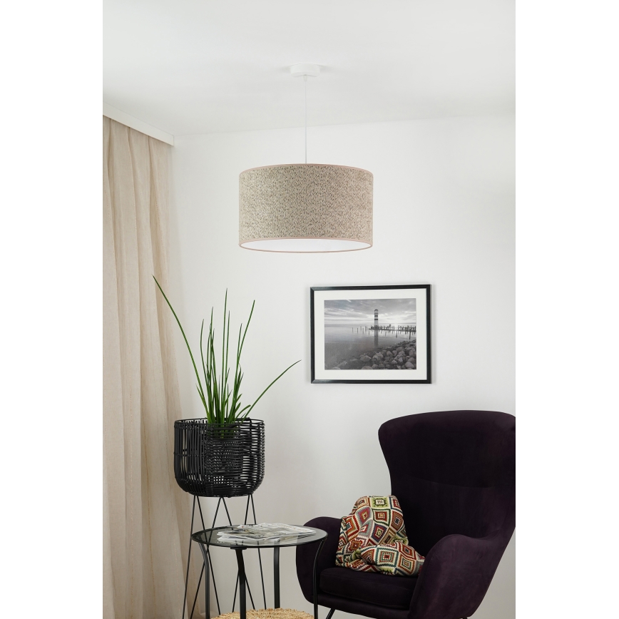 Brilagi - Lustra ar auklu BOUCLE ROLLER 1xE27/15W/230V d. 50 cm brūna