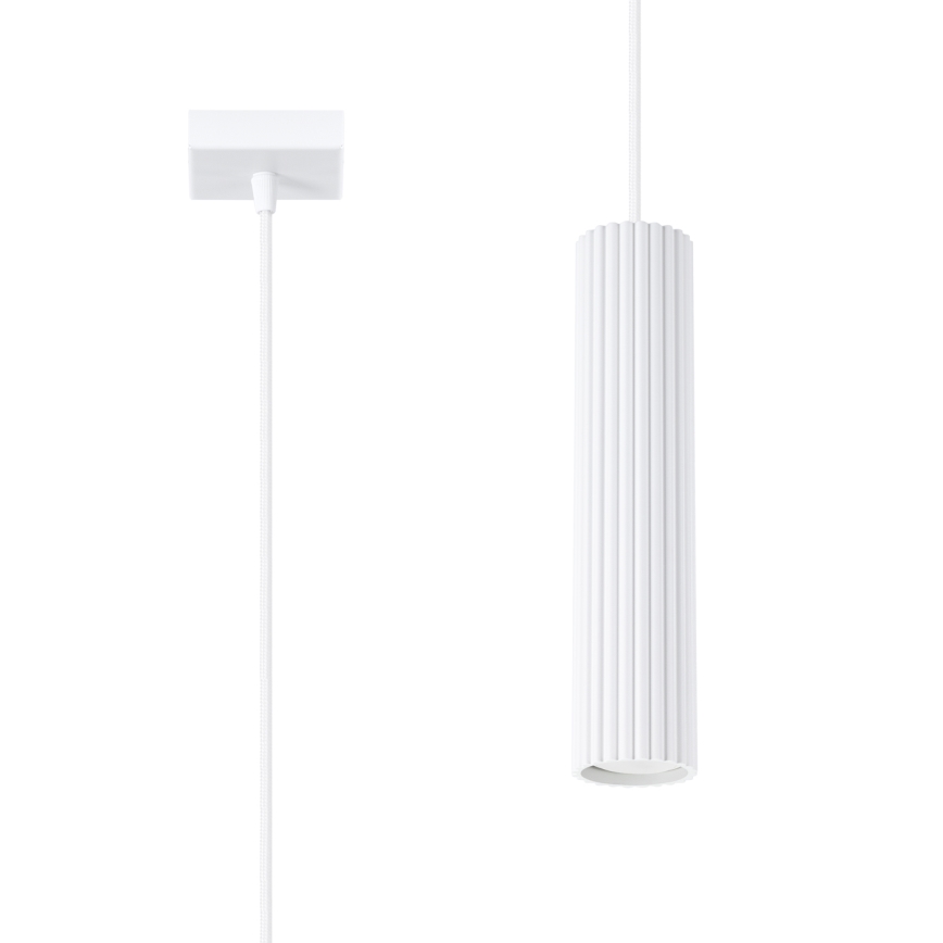 Brilagi - Lustra ar auklu CRESTO 1xGU10/10W/230V balta