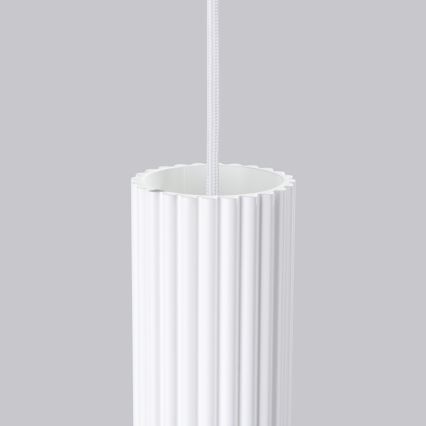 Brilagi - Lustra ar auklu CRESTO 1xGU10/10W/230V balta