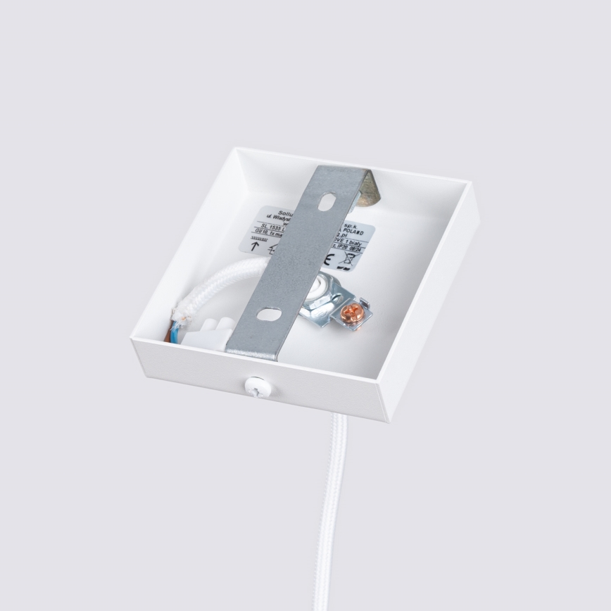 Brilagi - Lustra ar auklu CRESTO 1xGU10/10W/230V balta