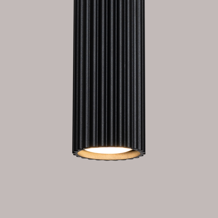 Brilagi - Lustra ar auklu CRESTO 1xGU10/10W/230V melna