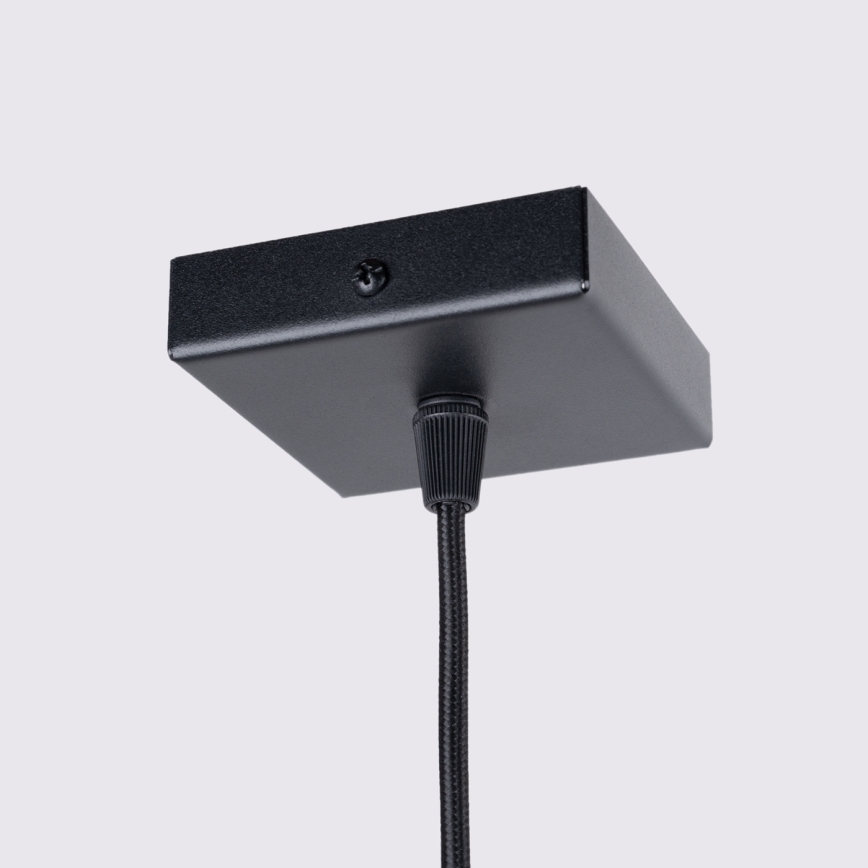 Brilagi - Lustra ar auklu CRESTO 1xGU10/10W/230V melna