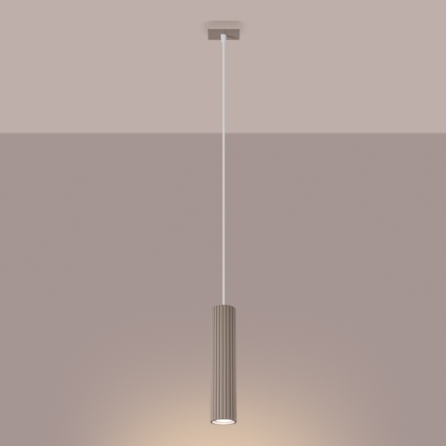 Brilagi - Lustra ar auklu CRESTO 1xGU10/10W/230V taupe