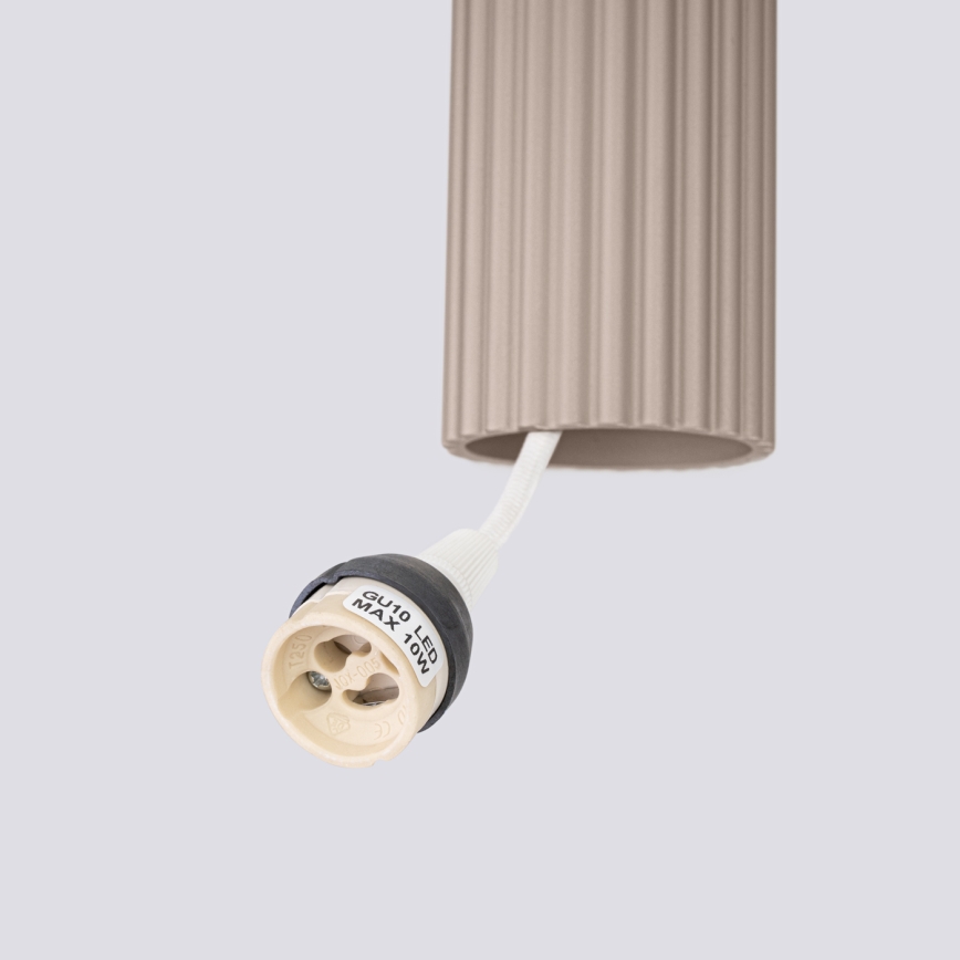 Brilagi - Lustra ar auklu CRESTO 1xGU10/10W/230V taupe