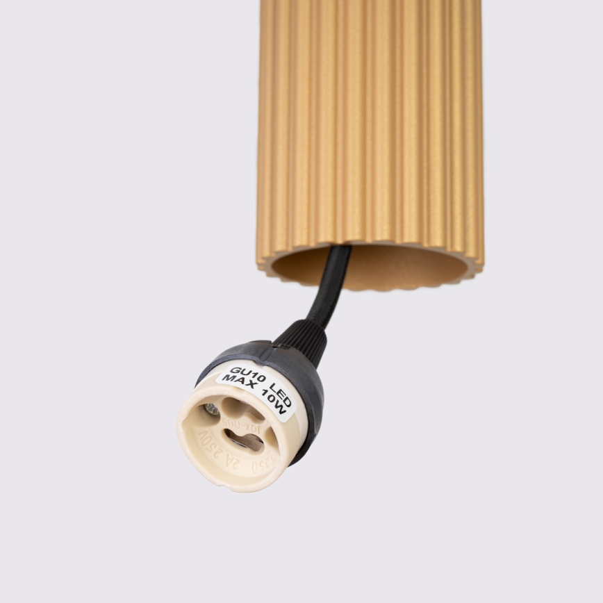 Brilagi - Lustra ar auklu CRESTO 1xGU10/10W/230V zelta