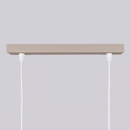 Brilagi - Lustra ar auklu CRESTO 2xGU10/10W/230V taupe