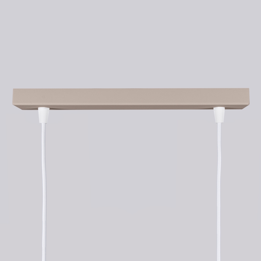 Brilagi - Lustra ar auklu CRESTO 2xGU10/10W/230V taupe