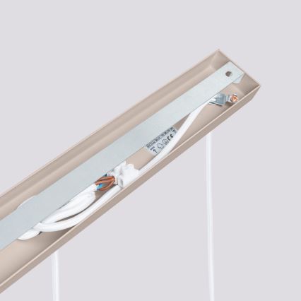 Brilagi - Lustra ar auklu CRESTO 3xGU10/10W/230V taupe