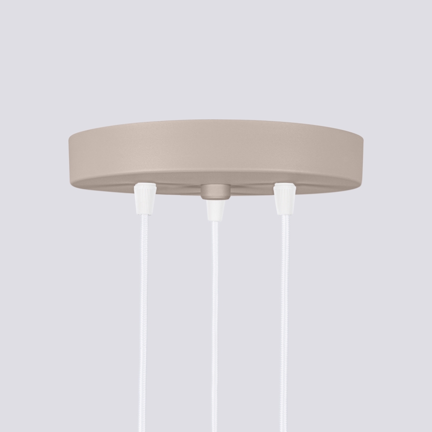 Brilagi - Lustra ar auklu CRESTO 3xGU10/10W/230V taupe