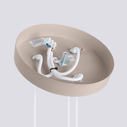 Brilagi - Lustra ar auklu CRESTO 3xGU10/10W/230V taupe