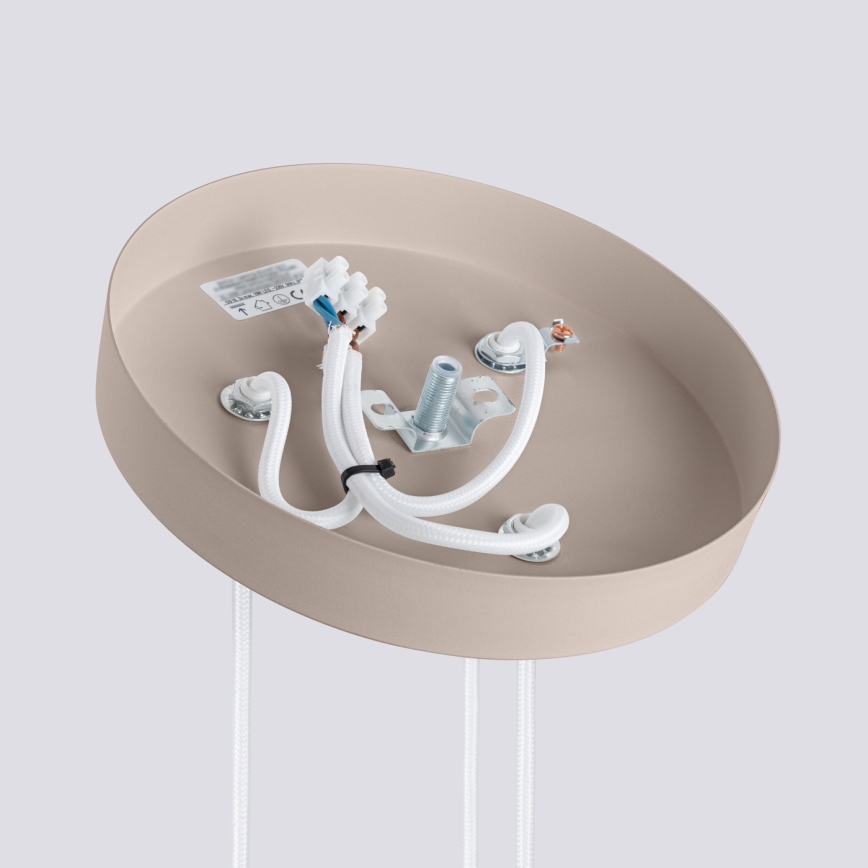 Brilagi - Lustra ar auklu CRESTO 3xGU10/10W/230V taupe