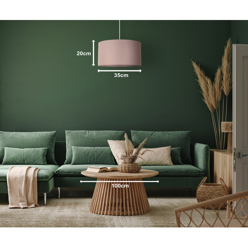 Brilagi - Lustra ar auklu FENZA 1xE27/60W/230V