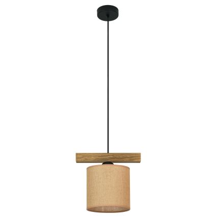 Brilagi - Lustra ar auklu FOREST 1xE27/15W/230V priede/brūna/melna