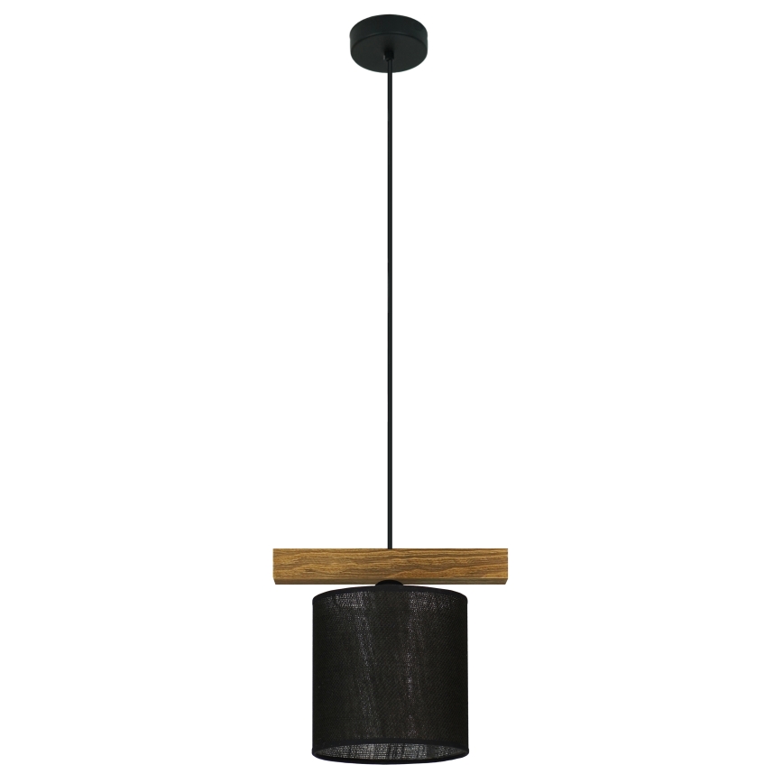 Brilagi - Lustra ar auklu FOREST 1xE27/15W/230V priede/melna