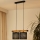 Brilagi - Lustra ar auklu FOREST 2xE27/15W/230V priede/melna