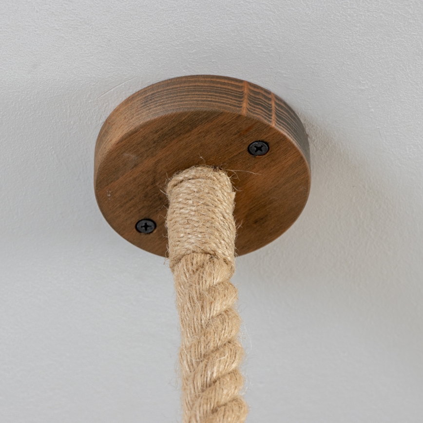 Brilagi - Lustra ar auklu KOS 1xE27/60W/230V dižskābardis