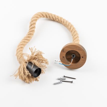 Brilagi - Lustra ar auklu KOS 1xE27/60W/230V dižskābardis