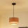Brilagi - Lustra ar auklu MONTANA BOHO 1xE27/15W/230V d. 25 cm brūna/melna
