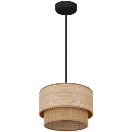 Brilagi - Lustra ar auklu MONTANA BOHO 1xE27/15W/230V d. 25 cm brūna/melna