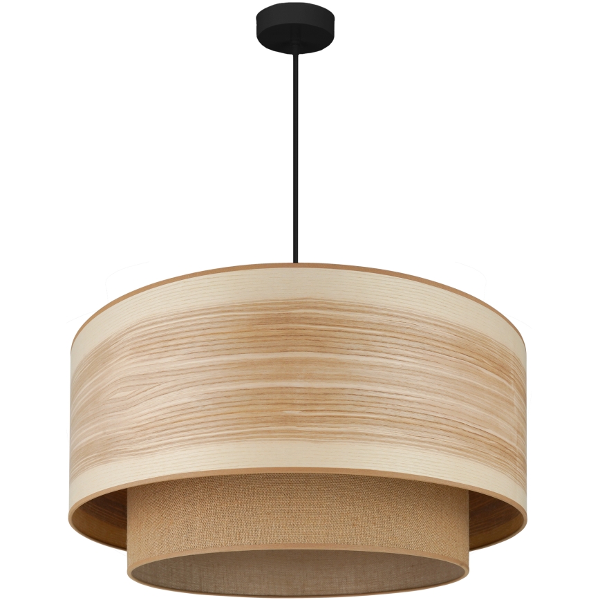 Brilagi - Lustra ar auklu MONTANA BOHO 1xE27/15W/230V d. 60 cm brūna/melna