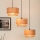 Brilagi - Lustra ar auklu MONTANA BOHO 3xE27/15W/230V brūna/melna