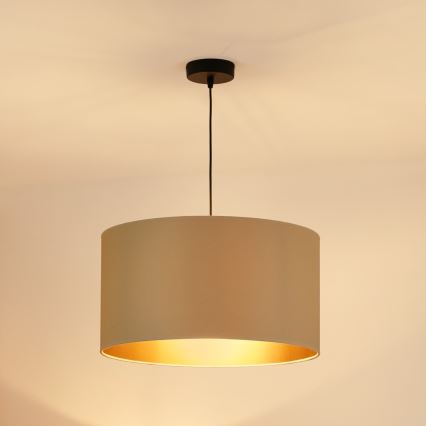 Brilagi - Lustra ar auklu OREGON ROLLER VEGE 1xE27/15W/230V d. 45 cm bēša