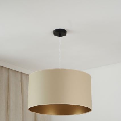 Brilagi - Lustra ar auklu OREGON ROLLER VEGE 1xE27/15W/230V d. 45 cm bēša