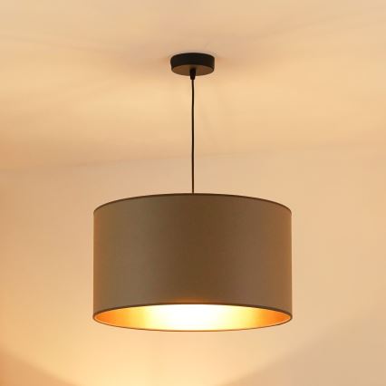 Brilagi - Lustra ar auklu OREGON ROLLER VEGE 1xE27/15W/230V d. 45 cm pelēka