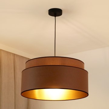 Brilagi - Lustra ar auklu OREGON VEGE 1xE27/15W/230V d. 45 cm brūna