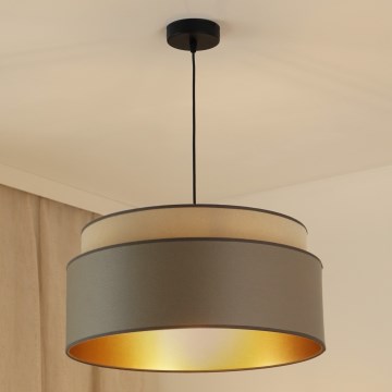 Brilagi - Lustra ar auklu OREGON VEGE 1xE27/15W/230V d. 45 cm pelēka