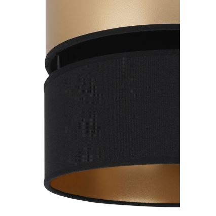Brilagi - Lustra ar auklu ROYAL 1xE27/15W/230V d. 25 cm melna/zelta