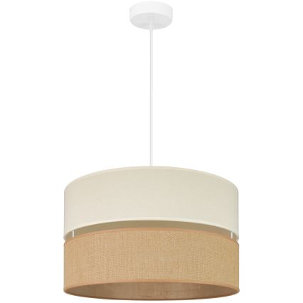 Brilagi - Lustra ar auklu ROYAL YUTE 1xE27/15W/230V d. 40 cm bēša/krēmkrāsa