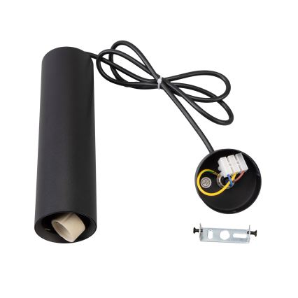 Brilagi - Lustra ar auklu SELE 1xGU10/30W/230V melna