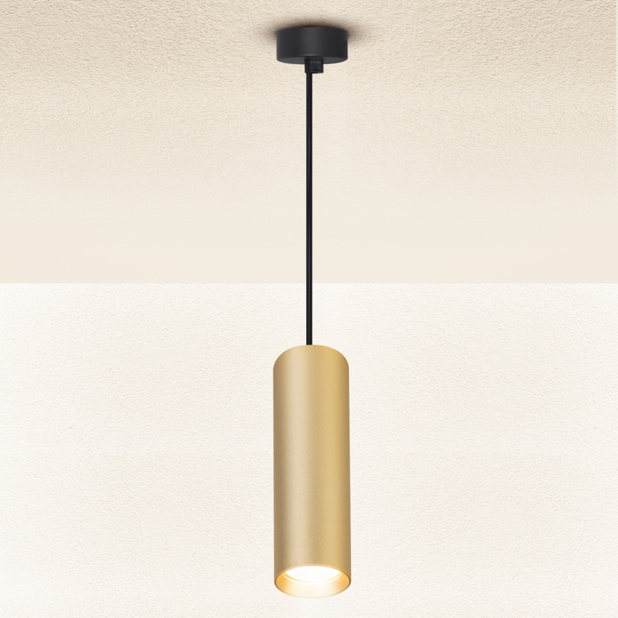Brilagi - Lustra ar auklu SELE 1xGU10/30W/230V melna/zelta