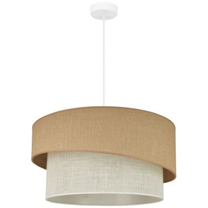 Brilagi - Lustra ar auklu SHINE 1xE27/15W/230V d. 50 cm bēša/krēmkrāsa