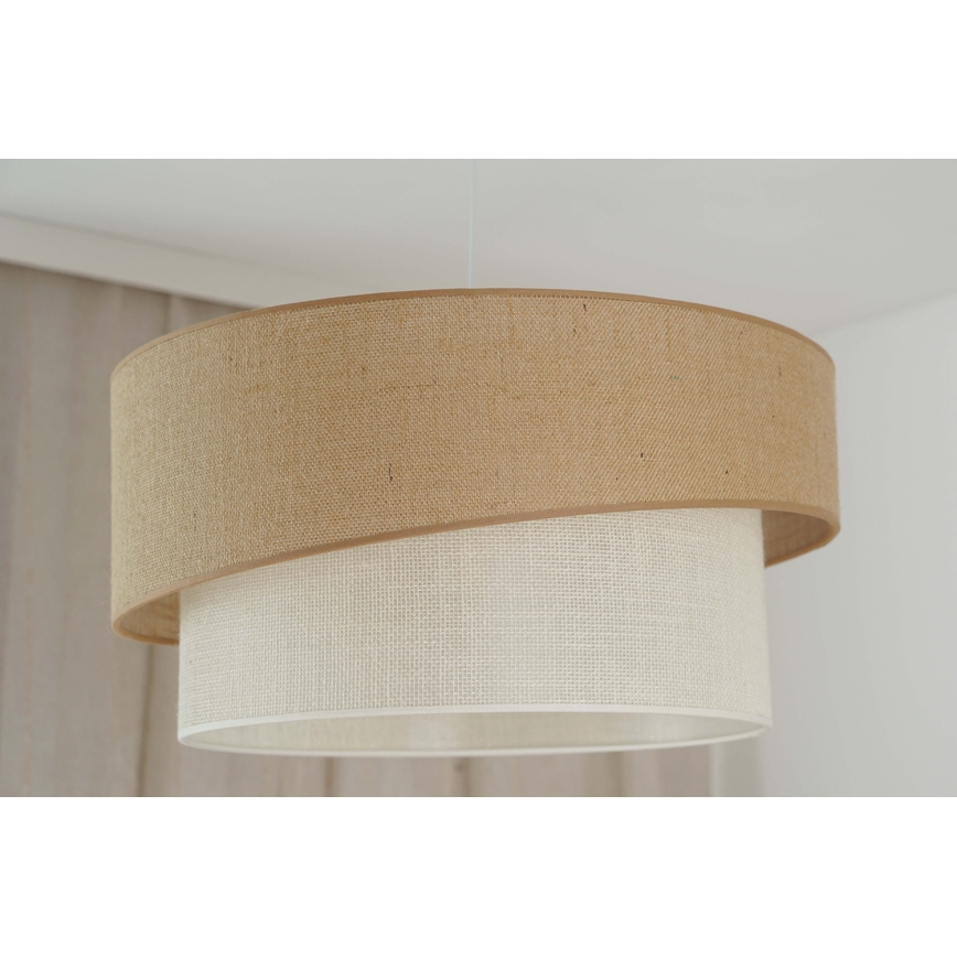 Brilagi - Lustra ar auklu SHINE 1xE27/15W/230V d. 50 cm bēša/krēmkrāsa