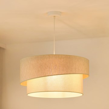 Brilagi - Lustra ar auklu SHINE 1xE27/15W/230V d. 50 cm krēmkrāsa