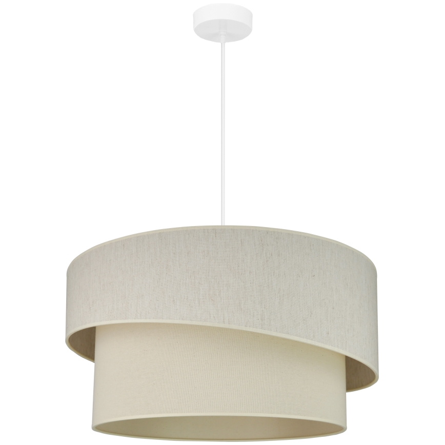 Brilagi - Lustra ar auklu SHINE 1xE27/15W/230V d. 50 cm krēmkrāsa