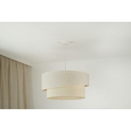Brilagi - Lustra ar auklu SHINE 1xE27/15W/230V d. 50 cm krēmkrāsa