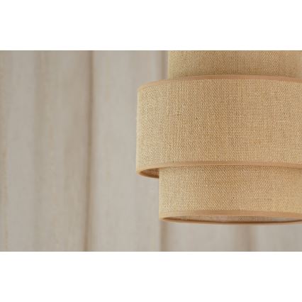 Brilagi - Lustra ar auklu SPACE YUTE 1xE27/15W/230V d. 25 cm bēša/balta