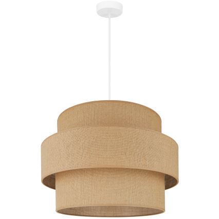 Brilagi - Lustra ar auklu SPACE YUTE 1xE27/15W/230V d. 50 cm bēša/balta
