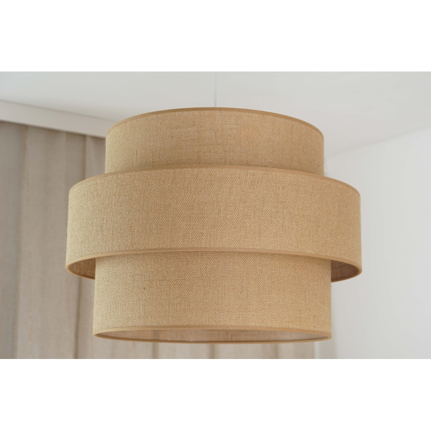 Brilagi - Lustra ar auklu SPACE YUTE 1xE27/15W/230V d. 50 cm bēša/balta