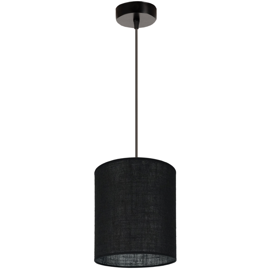 Brilagi - Lustra ar auklu TUBES 1xE27/15W/230V d. 20 cm melna