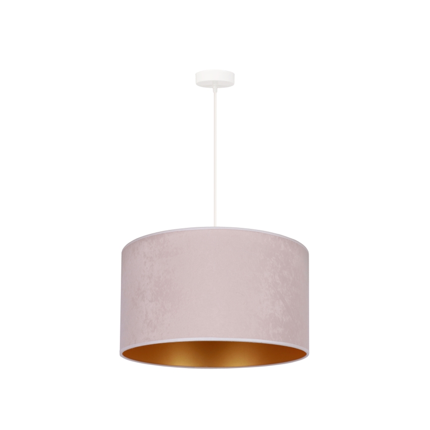 Brilagi - Lustra ar auklu VELVET 1xE27/40W/230V krēmkrāsa/zelta