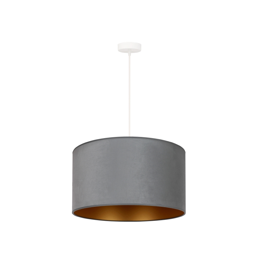 Brilagi - Lustra ar auklu VELVET 1xE27/40W/230V piparmētru/zelta