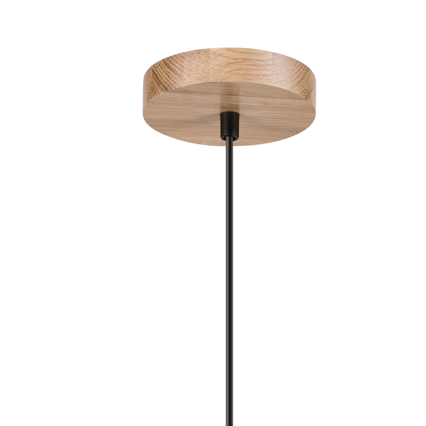 Brilagi - Lustra ar auklu WOODY BASKET 1xE27/60W/230V ozols
