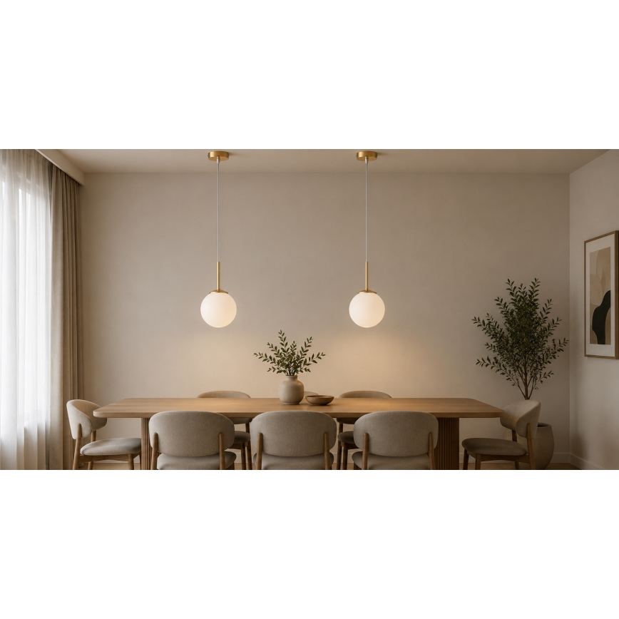 BRILAGI - Lustra ar kabeli MILO 1xE27/60W/230V zelta
