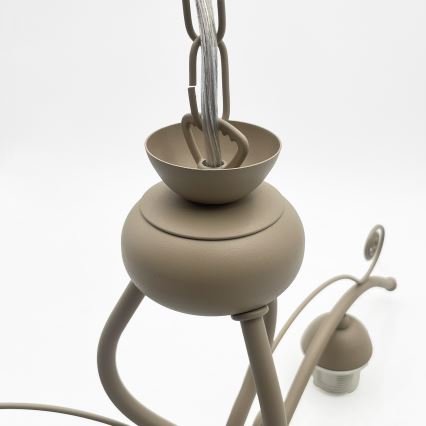 Brilagi - Lustra ar ķēdi ANTICO MODERN 3xE27/60W/230V bēša