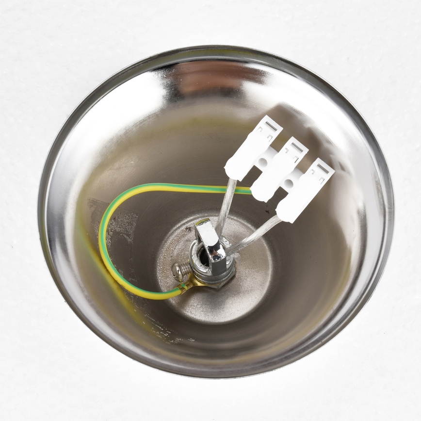 Brilagi - Lustra ar ķēdi ECLIPSE 5xE14/10W/230V Ø 38 cm sudraba