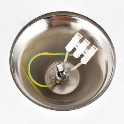 Brilagi - Lustra ar ķēdi ECLIPSE 7xE14/10W/230V Ø 48 cm sudraba